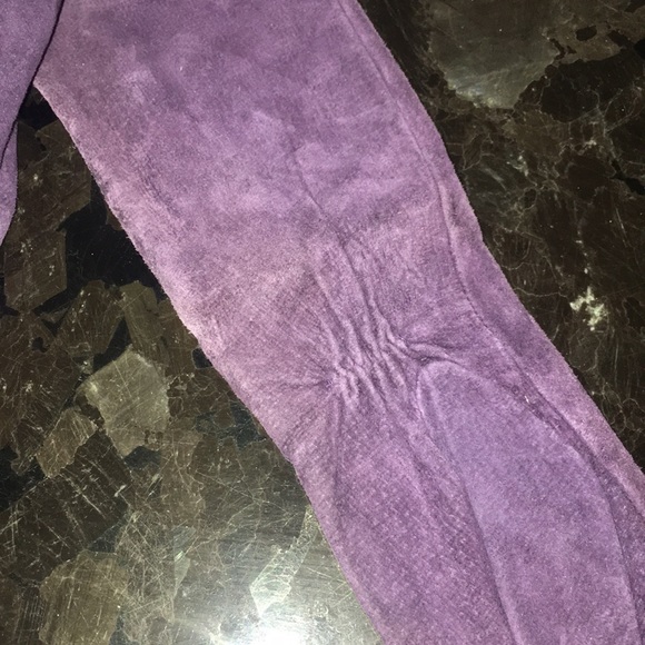 Long Suede Gloves - Picture 3 of 4